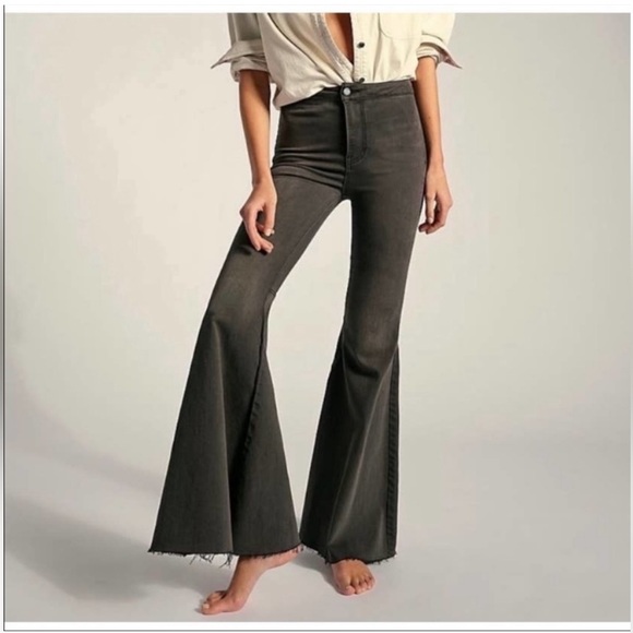 Free People Denim - Free People Just Float Denim Flare Jeans Size 26